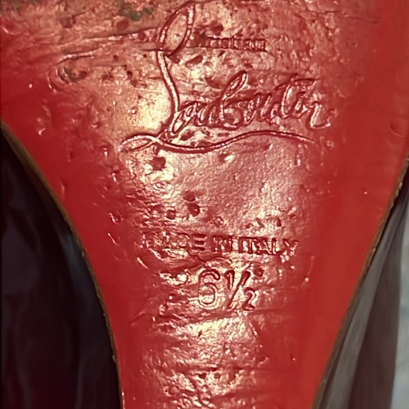 Authentic Christian Louboutin wedges - Picture 7 of 16